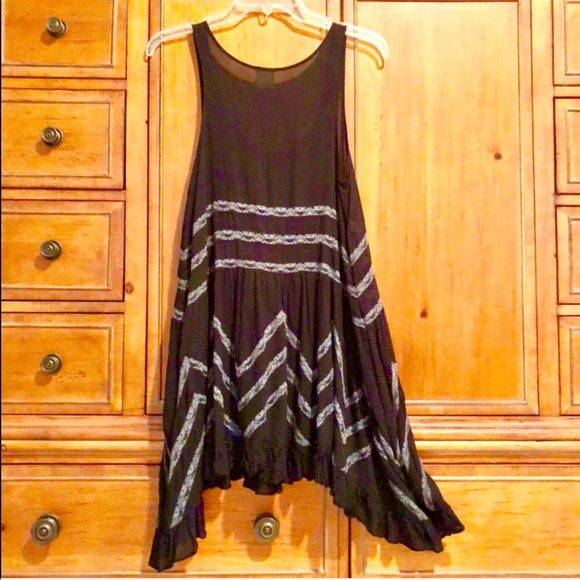 πΊπHPππΊ NWOT Free People Voile & Lace Trapeze Slip Dress - Picture 15 of 16